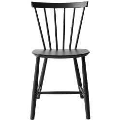 DISPLAY - black painted beech - J46 chair (sort)