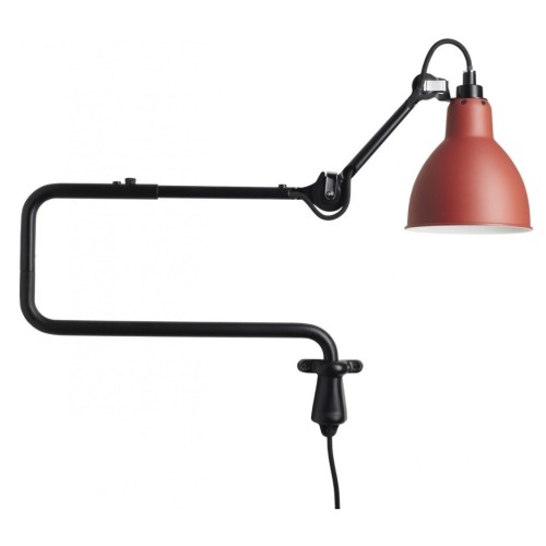 black / round red - Gras 303 - wall lamp - DCW éditions