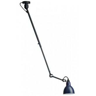 black / round blue - Gras 302 - ceiling lamp