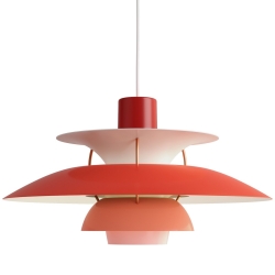 Louis Poulsen – Suspension PH5, nuances de rouge