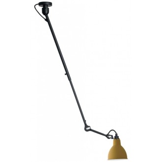 black / round yellow - Gras 302 - ceiling lamp