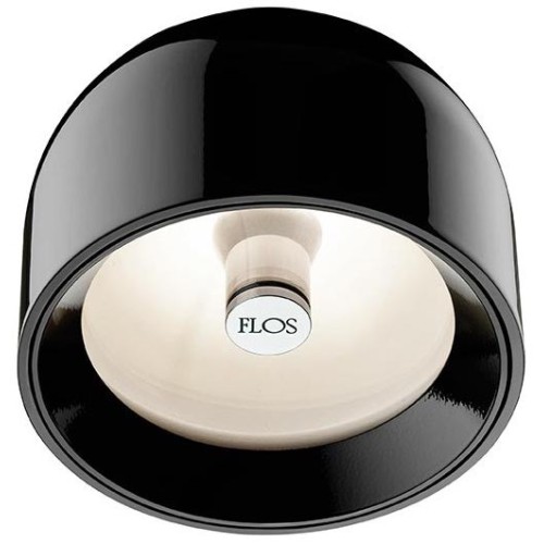 Wan ceiling / wall lamp - black (F9550030) - Flos