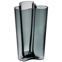 Aalto vase 251mm, dark grey - Iittala