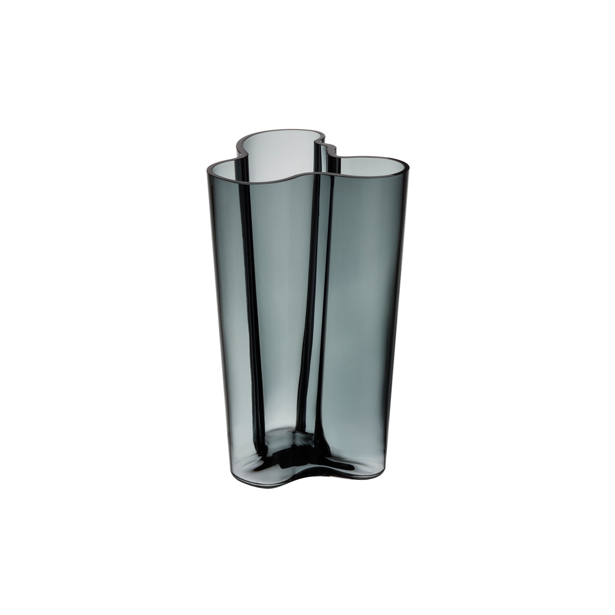 vase Aalto 251mm, gris foncé - 1020907 - Iittala