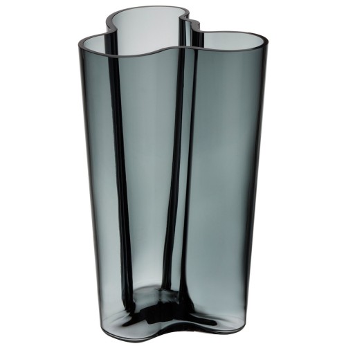 vase Aalto 251mm, gris foncé - 1020907 - Iittala