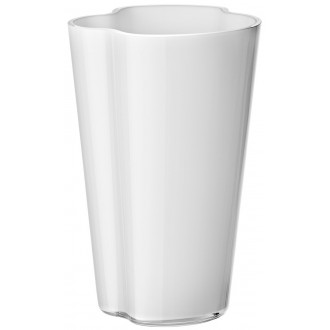 Aalto vase 220mm, white opal - 1024741