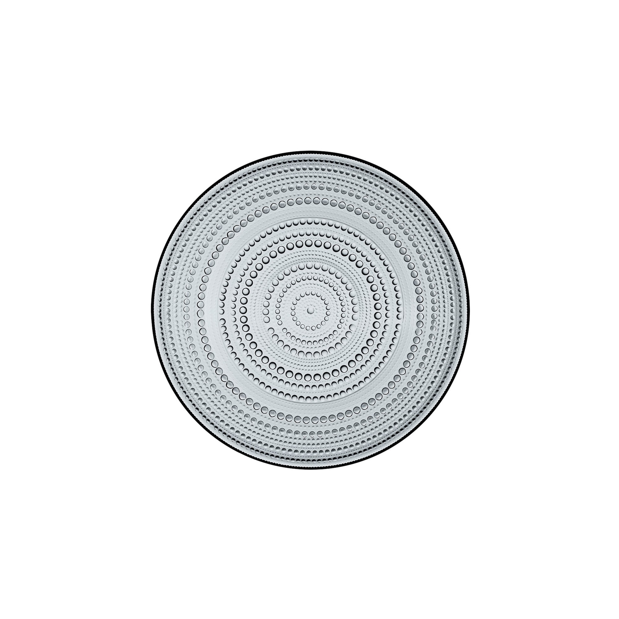 Kastehelmi dark grey - Plate Ø24,8 cm - 1057144 - Iittala