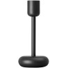 H18,3cm - dark grey - candleholder Nappula