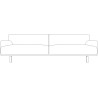 customize your 3-seater Compose sofa - Muuto