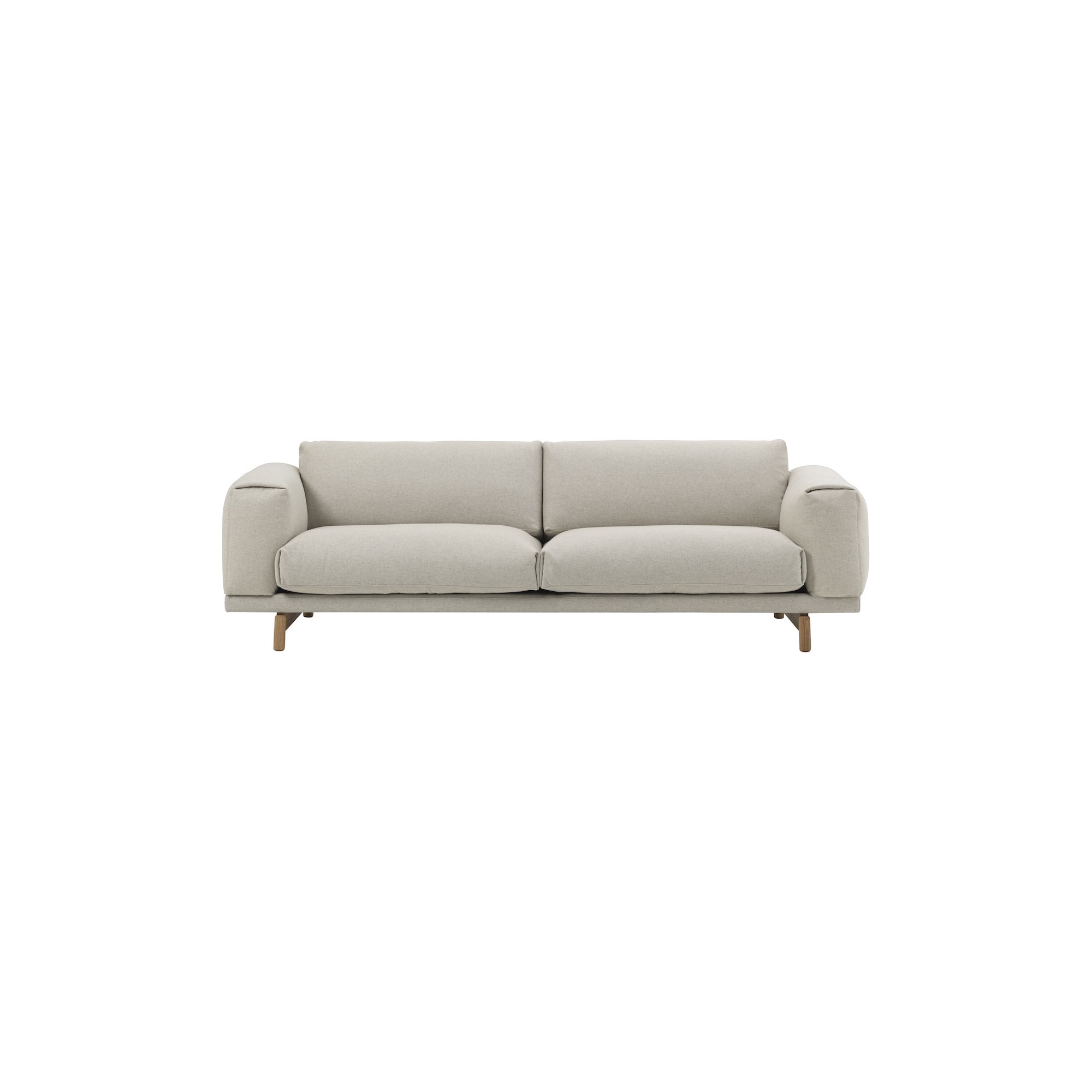 3 places - tissu Wooly - canapé Rest - Muuto