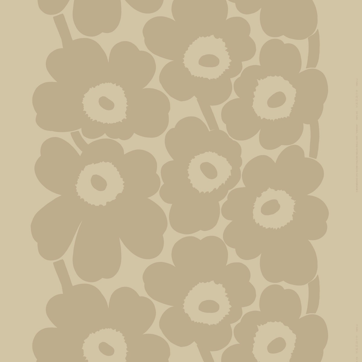 Marimekko Home ?? BEIGE UNIKKO – Maija Isola, 1964