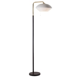 polished brass - A811 floor lamp - Artek