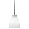 Caravaggio P1 – Opal glass + Silver cable - Fritz Hansen