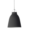 Caravaggio P2 – Noir mat + Fil gris - Fritz Hansen