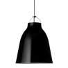 Caravaggio P3 – Glossy black + Black cable - Fritz Hansen