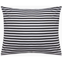 SOLD OUT - 50x60cm - black - Tasaraita pillow case - Marimekko