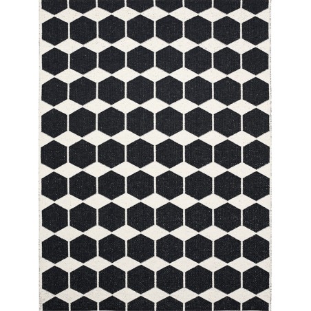 black - 150x200cm - Anna - plastic rug