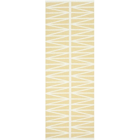 light yellow - Helmi  - plastic rug