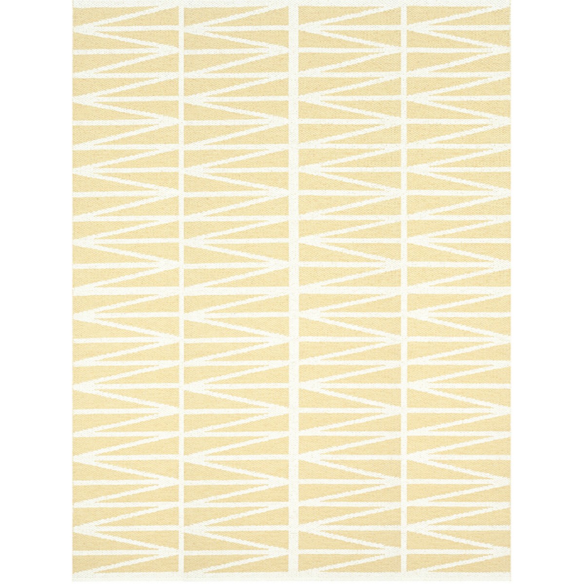 light yellow - 150x200cm - Helmi - plastic rug