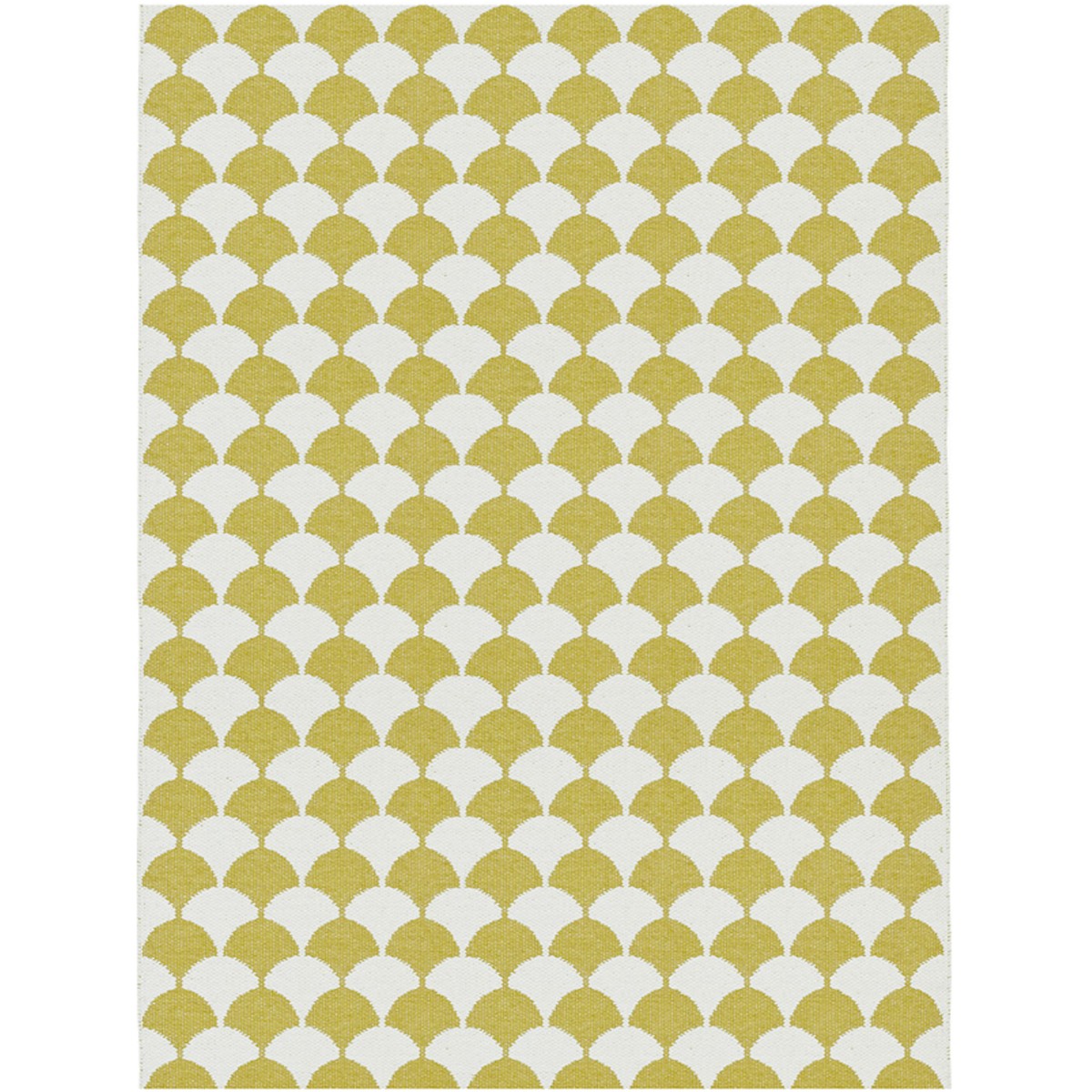 mustard - 150x200cm - Gerda - plastic rug