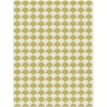 mustard - 150x200cm - Gerda - plastic rug