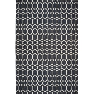 black - 200x300cm - Ingrid - plastic rug