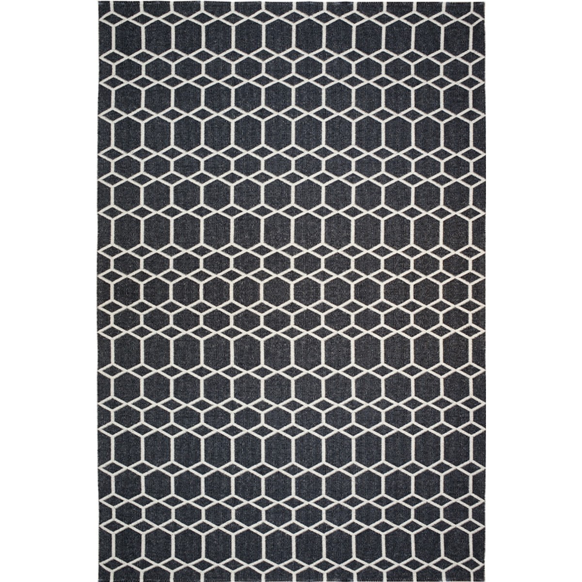 black - 200x300cm - Ingrid - plastic rug