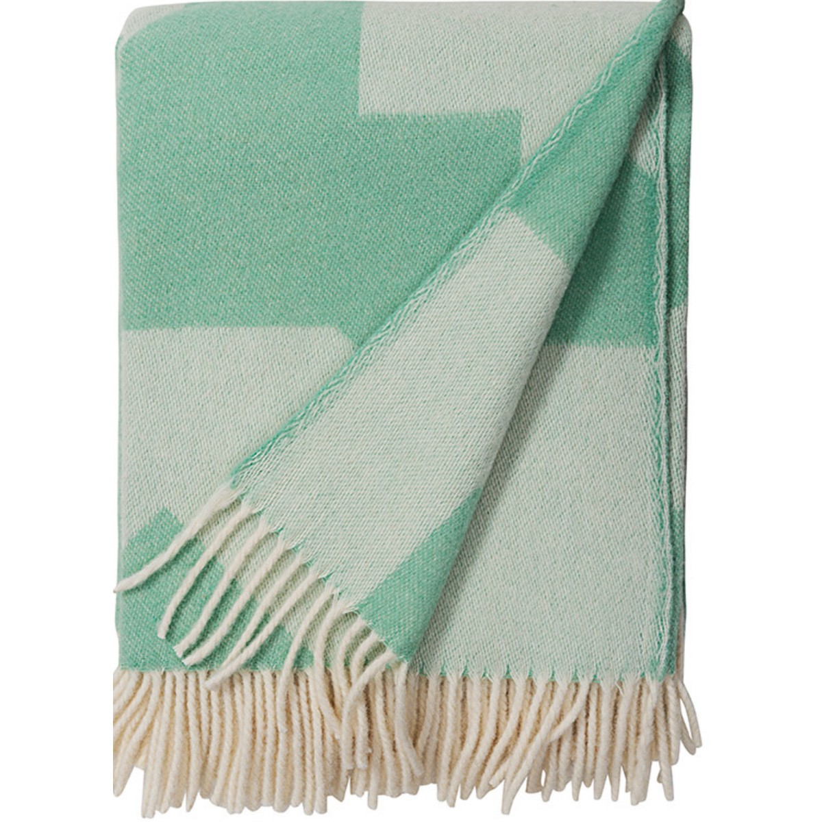 mint - Happy wool blanket