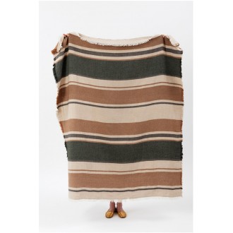 green/nutty - Sezim wool blanket