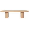 290x105 - solid oak oiled - Moon Dining Table - Gubi