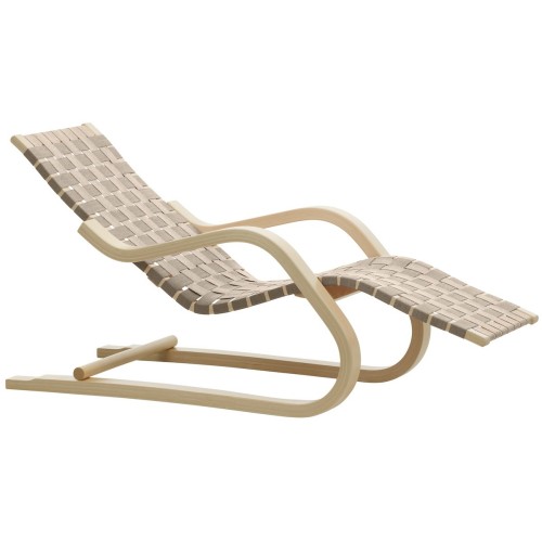 Lounge Chair 43 – nature / noir - Artek