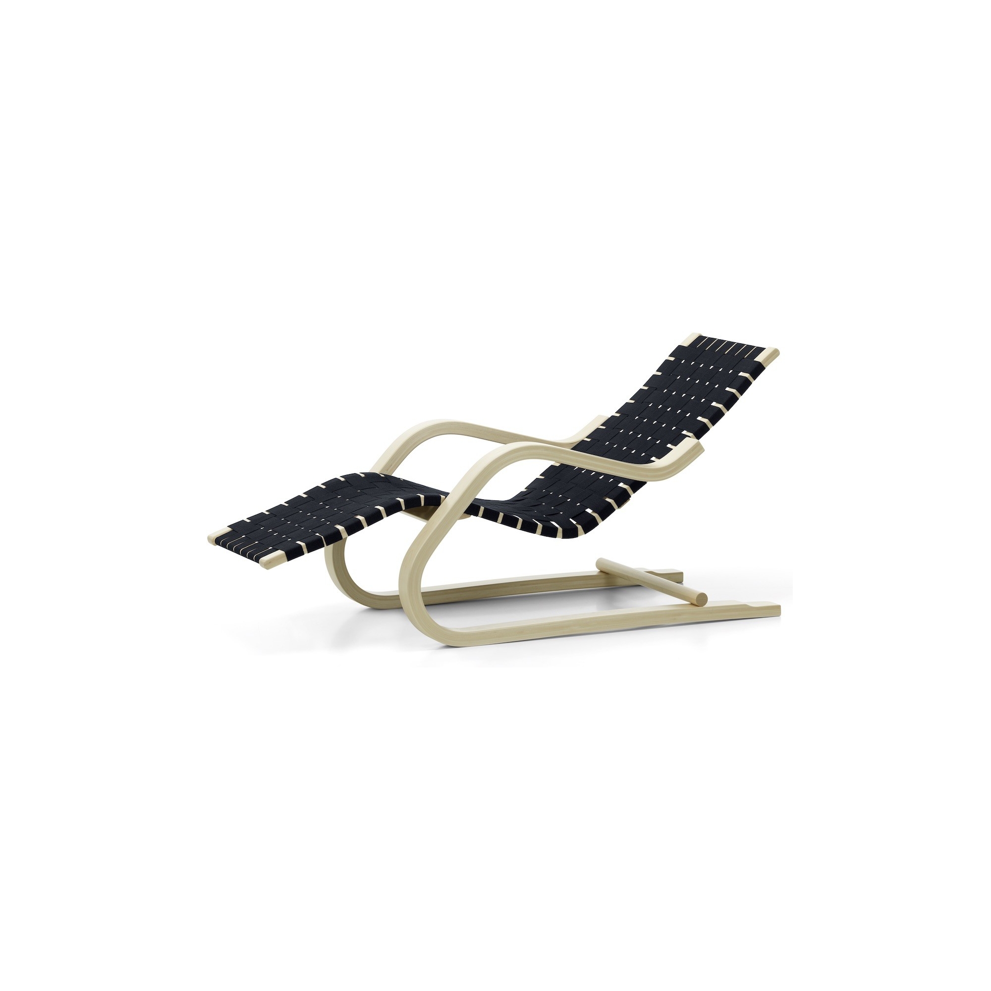 Lounge Chair 43 – noir / bleu - Artek