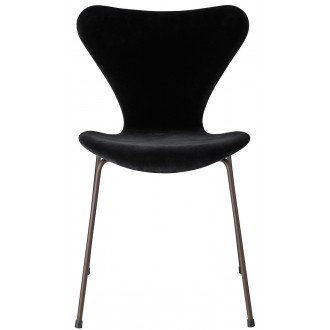 Night black - Series 7 Velvet - Fritz Hansen