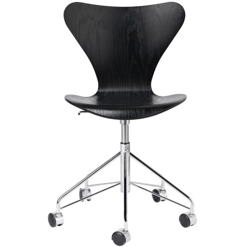 Black coloured ash - Seven 3117 - Fritz Hansen