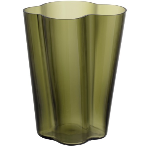 vase Aalto 270 mm, moss green - 1051197 - Iittala