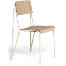 SOLD OUT - Petit Standard Chair - oak matt lacquered / pearl - HAY