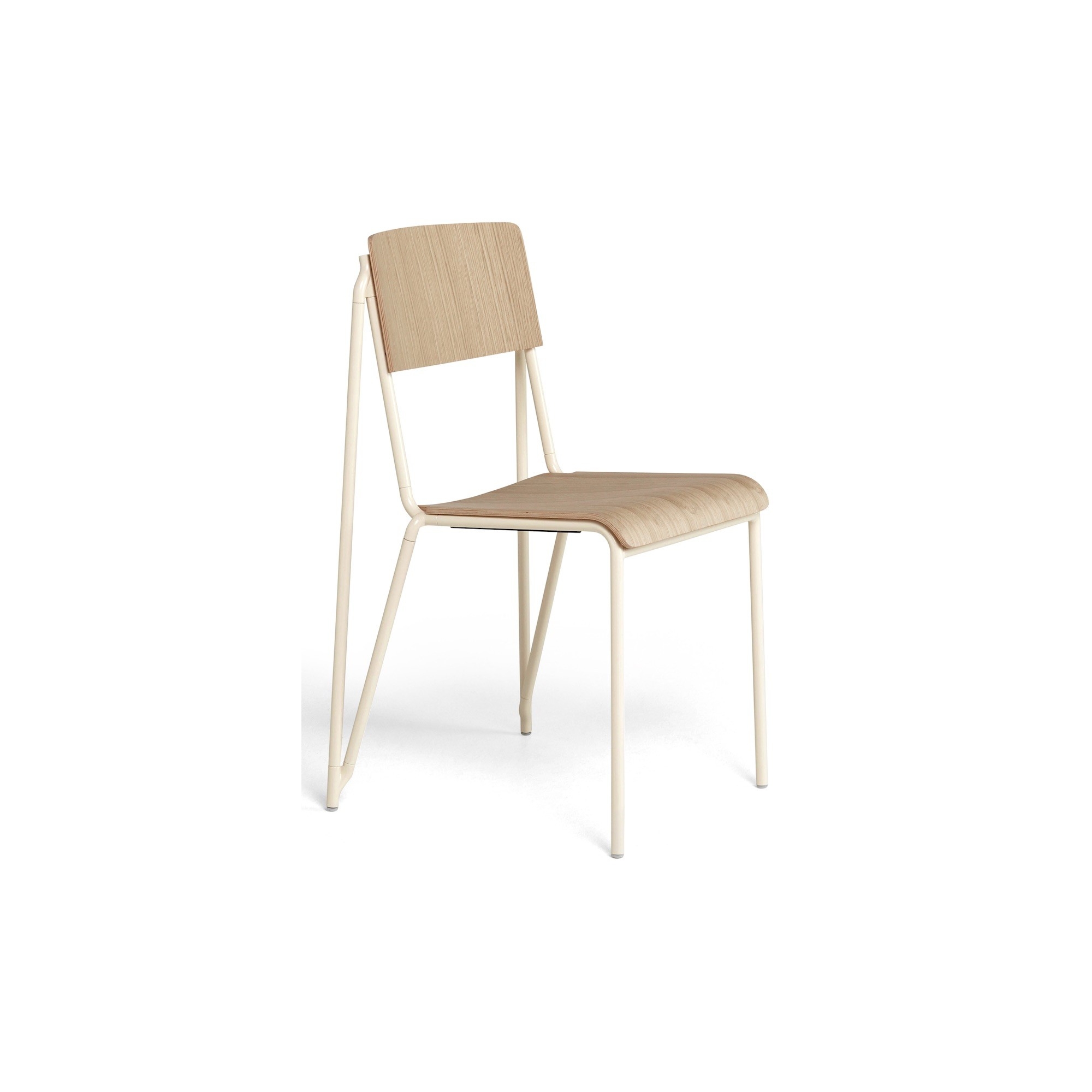 SOLD OUT - Petit Standard Chair - oak matt lacquered / pearl - HAY