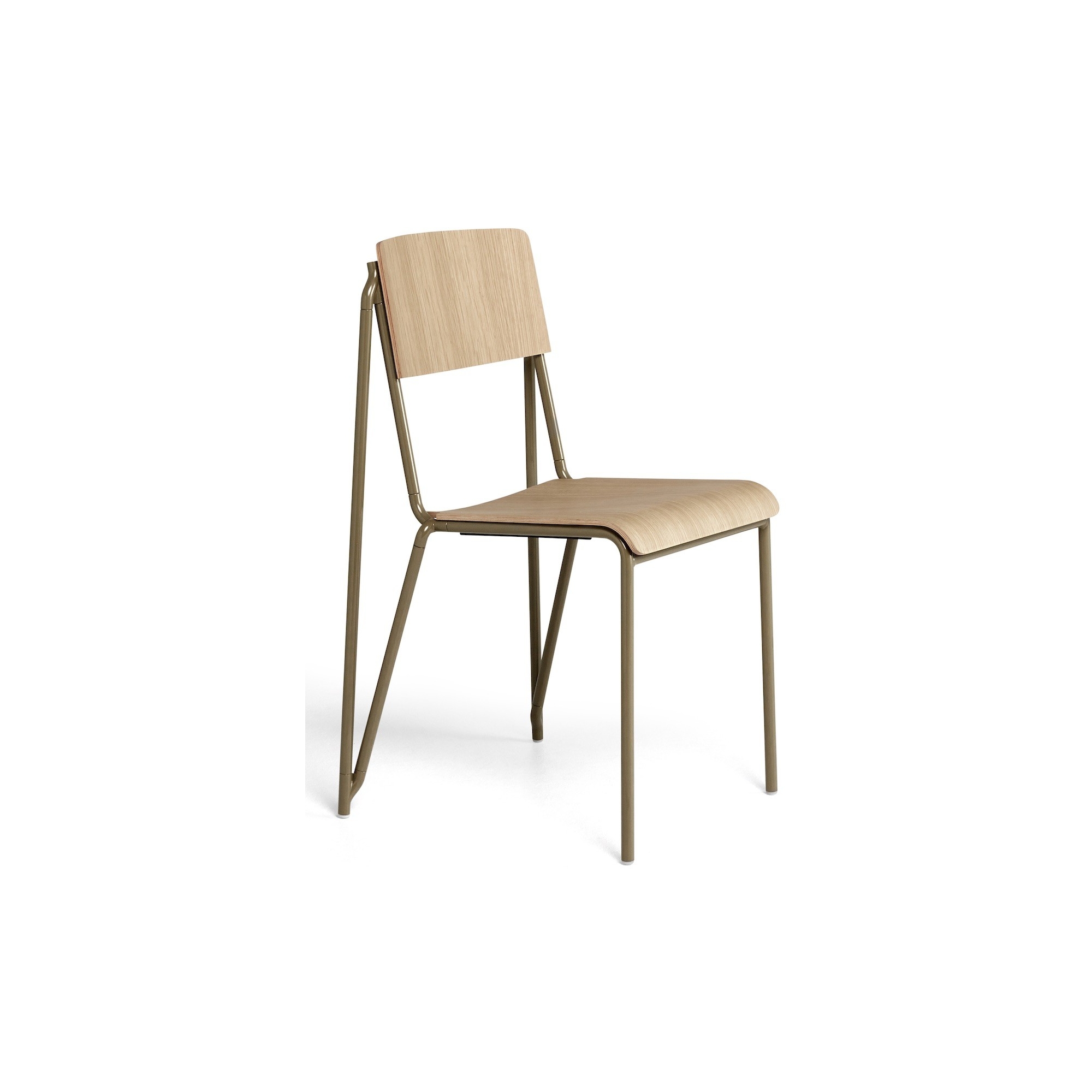 Petit Standard Chair - matt lacquered oak / clay - HAY