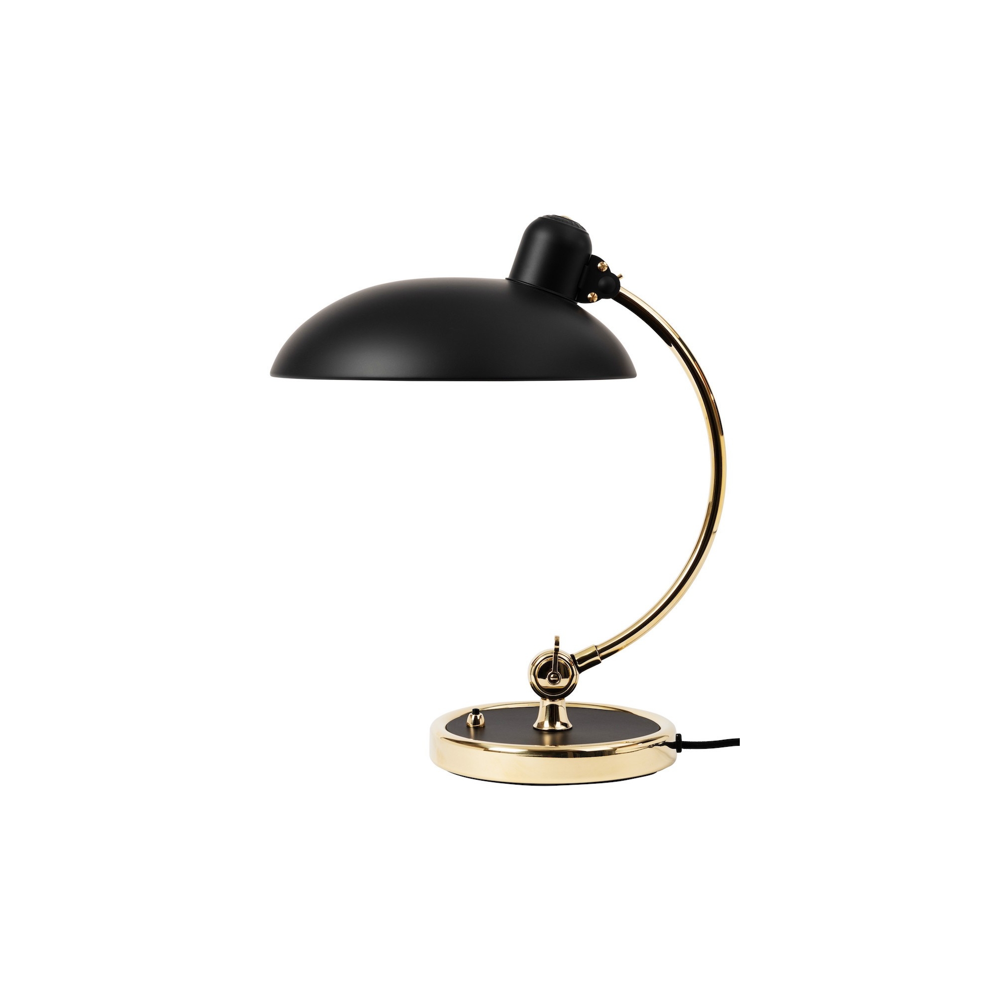 noir mat / laiton - lampe de table Luxus Kaiser idell - 6631-T - Fritz Hansen