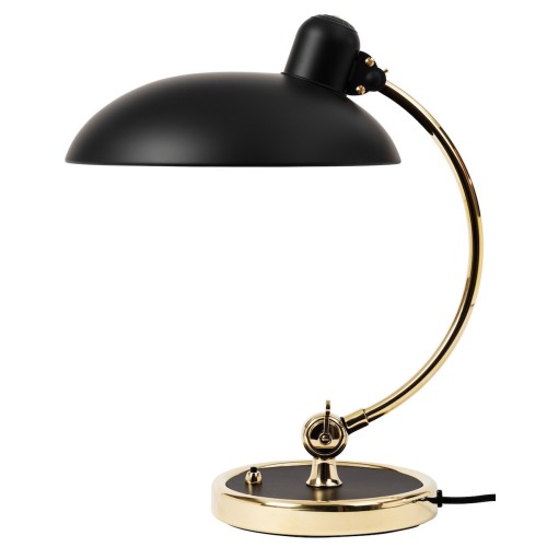 noir mat / laiton - lampe de table Luxus Kaiser idell - 6631-T - Fritz Hansen