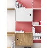 Cabinet with swing door - white - L58xP30xH42 cm - String Furniture