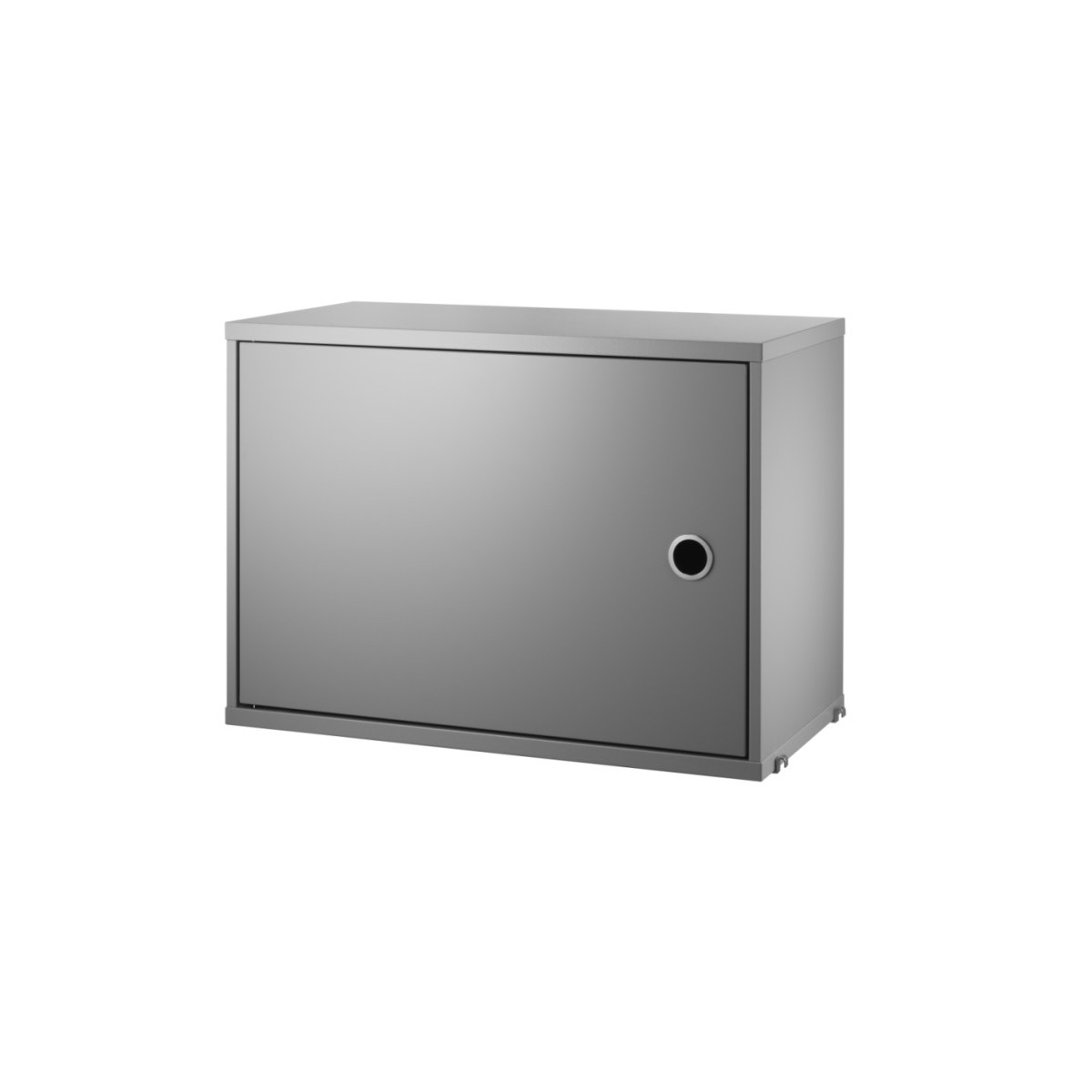 W58xD30xH42 cm - Cabinet with swing door - grey