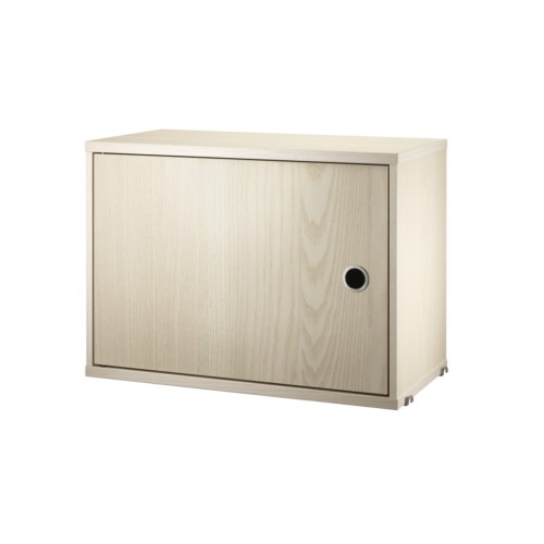 Cabinet with swing door - ash - L58xP30xH42 cm - String Furniture