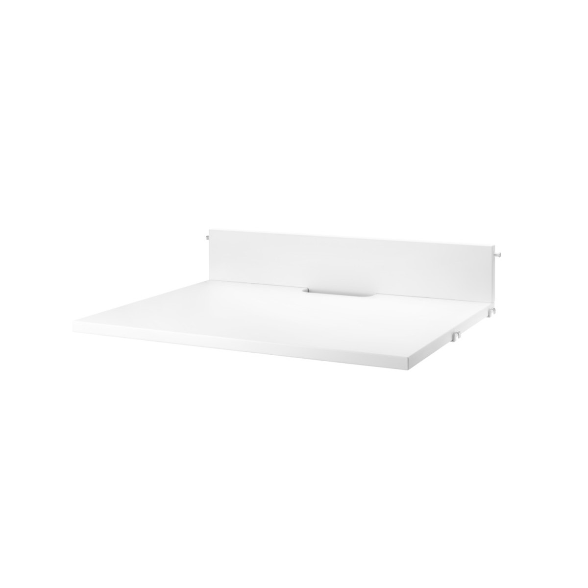 Media Shelf - white - W58xD47xH2 cm - String Furniture