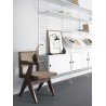 78x30cm - Magazine shelf solid - white - String Furniture