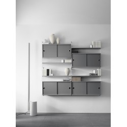 78x20cm - 3-pack shelves - Grey - String Furniture