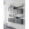 78x20cm - 3-pack shelves - Grey - String Furniture