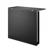 Folding Table - Black Stained Ash/Black - String Furniture