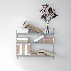 String Furniture – String Pocket shelves, grey