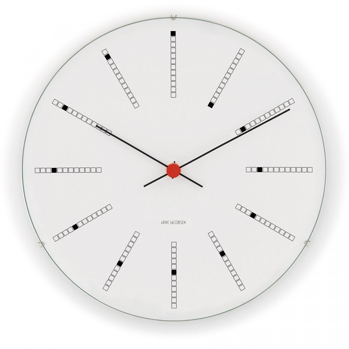 Horloge Bankers - Ø21cm - cadran blanc